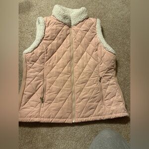 Calvin Klein Light Pink Quilted Vest